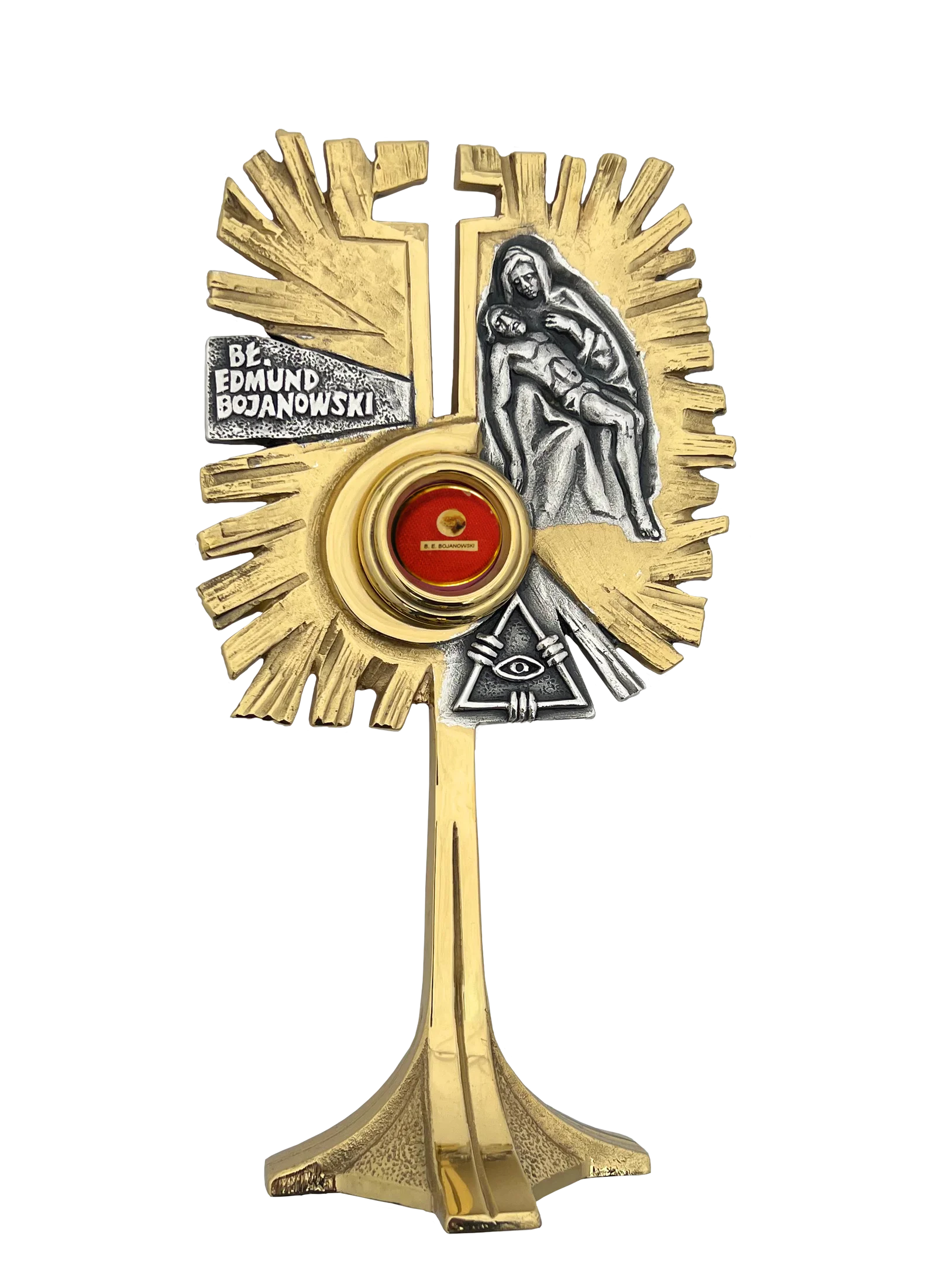 Relikwiarz bł. Edmunda Bojanowskiego z brązu – sakralne wyroby ARTBRASS