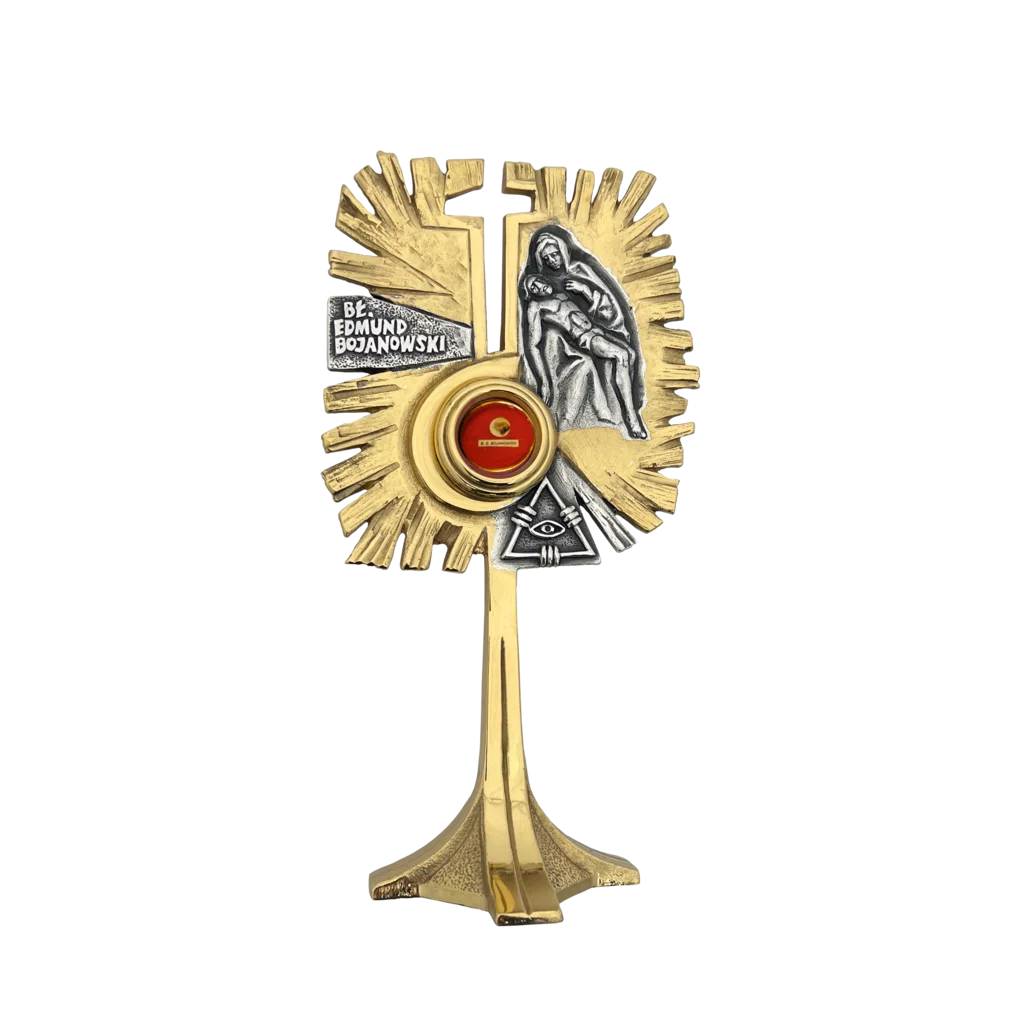 Relikwiarz bł. Edmunda Bojanowskiego z brązu – sakralne wyroby ARTBRASS