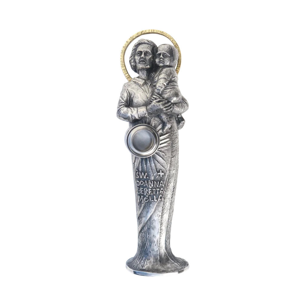 Relikwiarz św. Joanny Beretty Molli – patronki matek, rodzin i obrońców życia