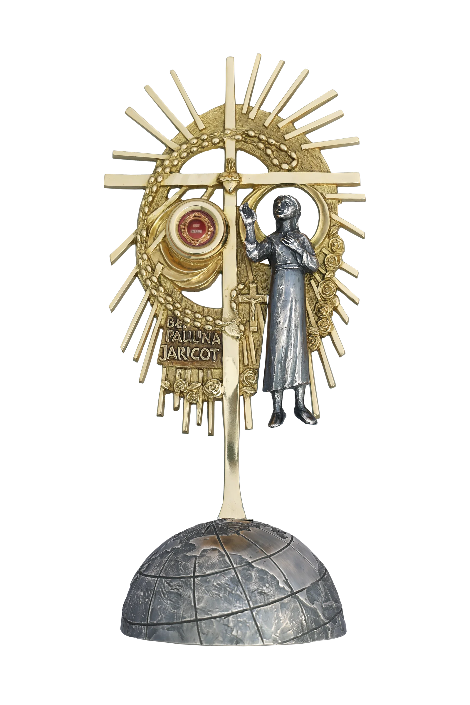 Relikwiarz bł. Pauliny Jaricot – założycielki Żywego Różańca i Dzieła Rozkrzewiania Wiary, patronki misjonarzy i świeckich apostołów.
