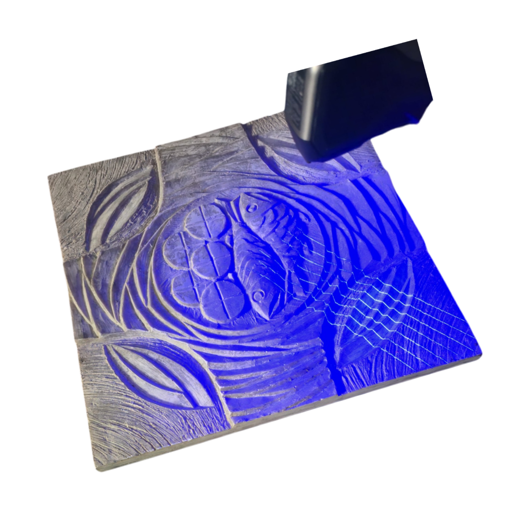 zdjęcie przedstawia model 3d skanowany do pliku